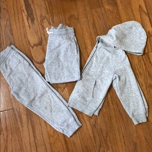 Boys grey hoodie suit